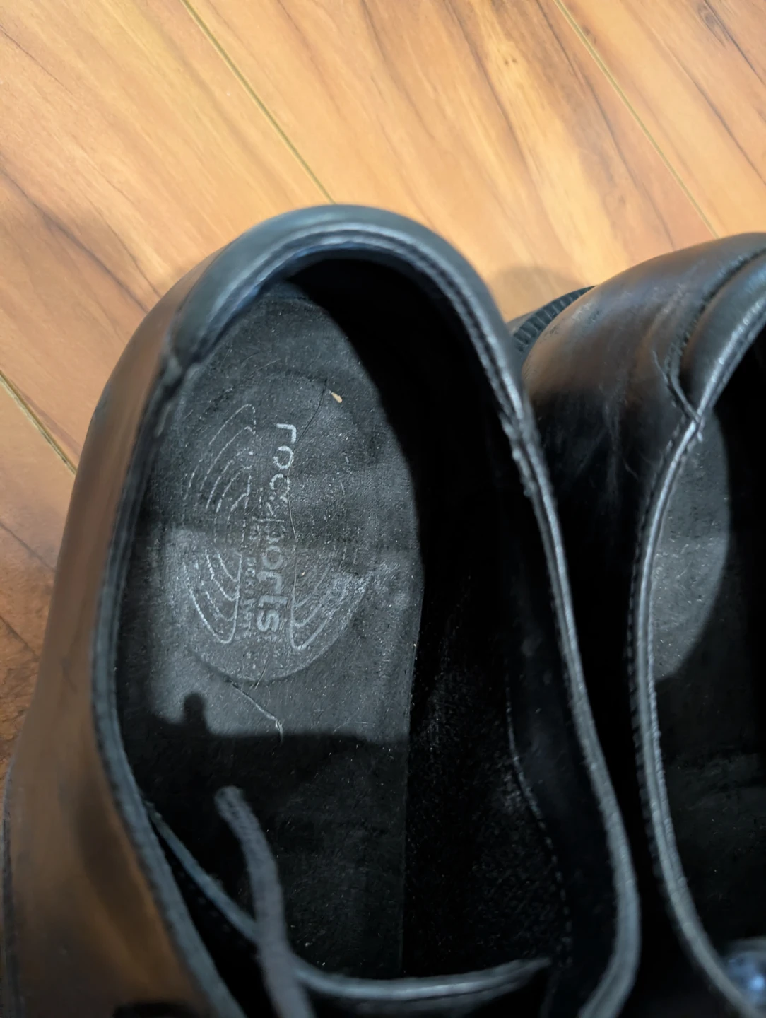 Rockport Men's Black Leather Dress Shoes Size 10 - photo 3