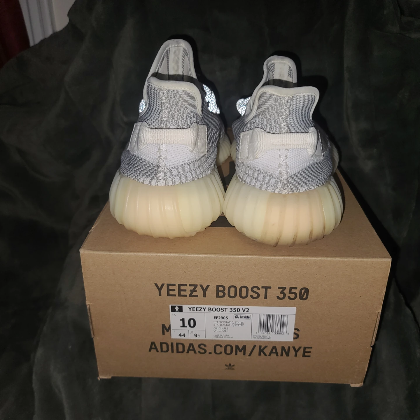 Adidas Yeezy Boost 350 V2 "Static" Sz 10 - photo 2