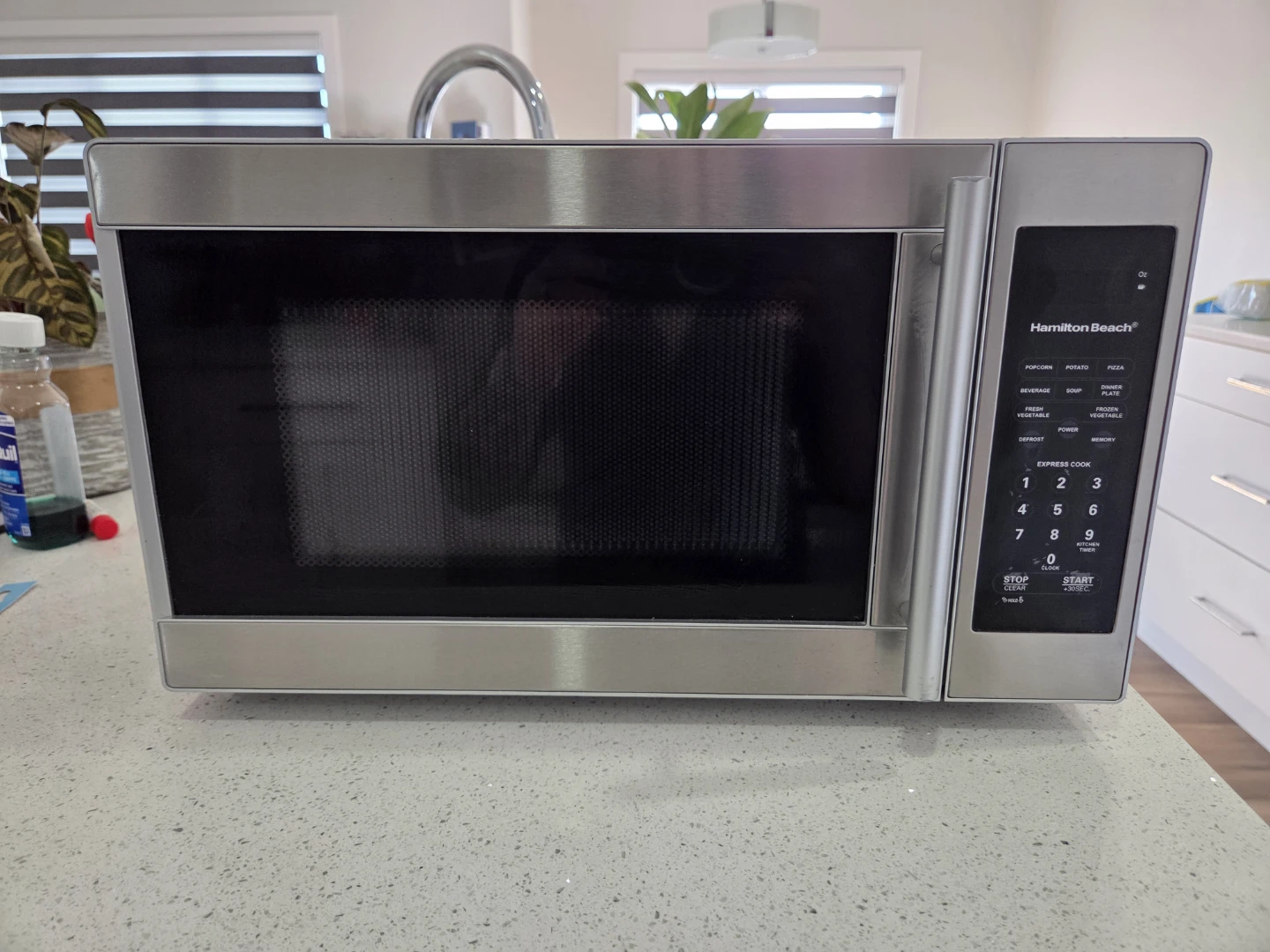 Stainless Steel Hamilton Beach Microwave Oven