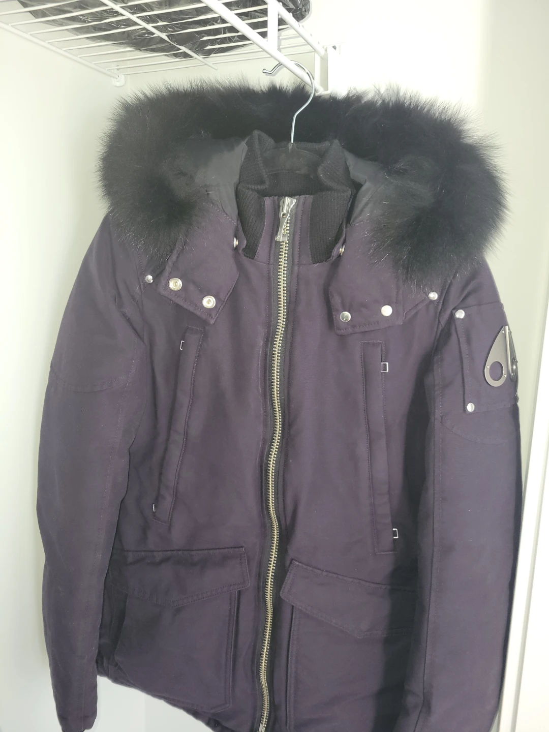 Moose Knuckles Down Filled Parka - Black