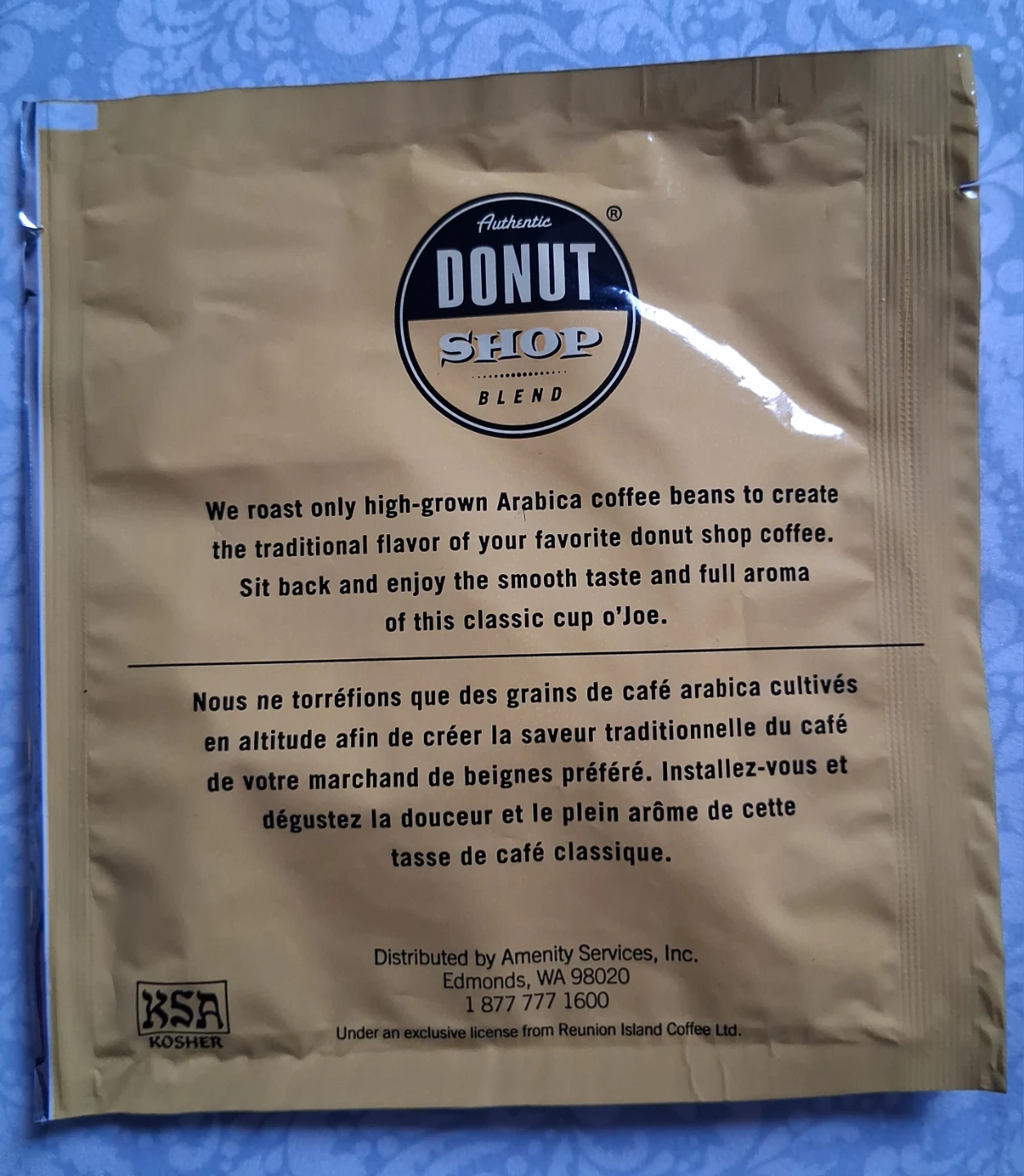 WDC 🥕 Donut Shop Blend Decaffeinated Coffee Filterpack - photo 2