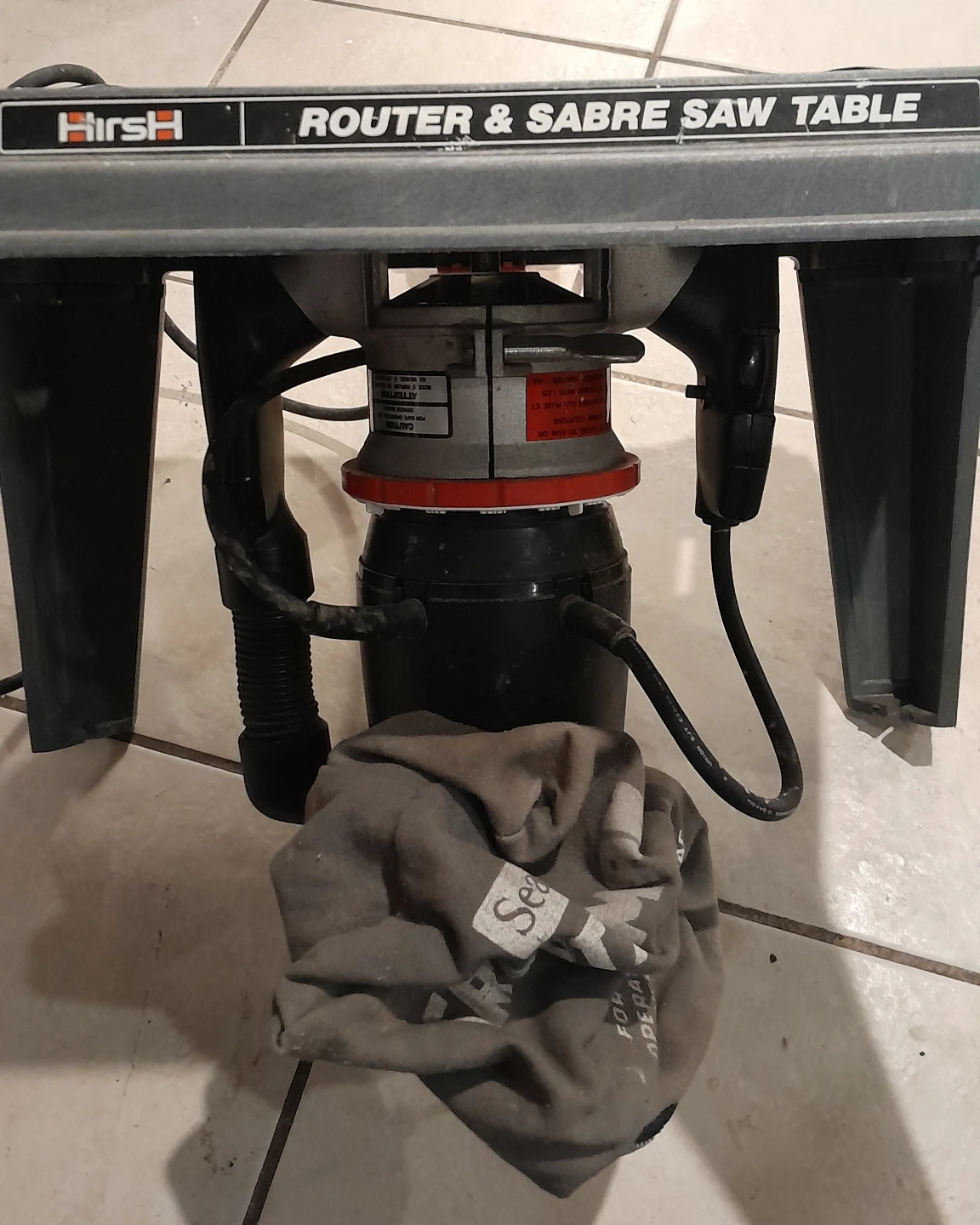 Hirsh Router & Sabre Saw Table with Craftsman Router - photo 4
