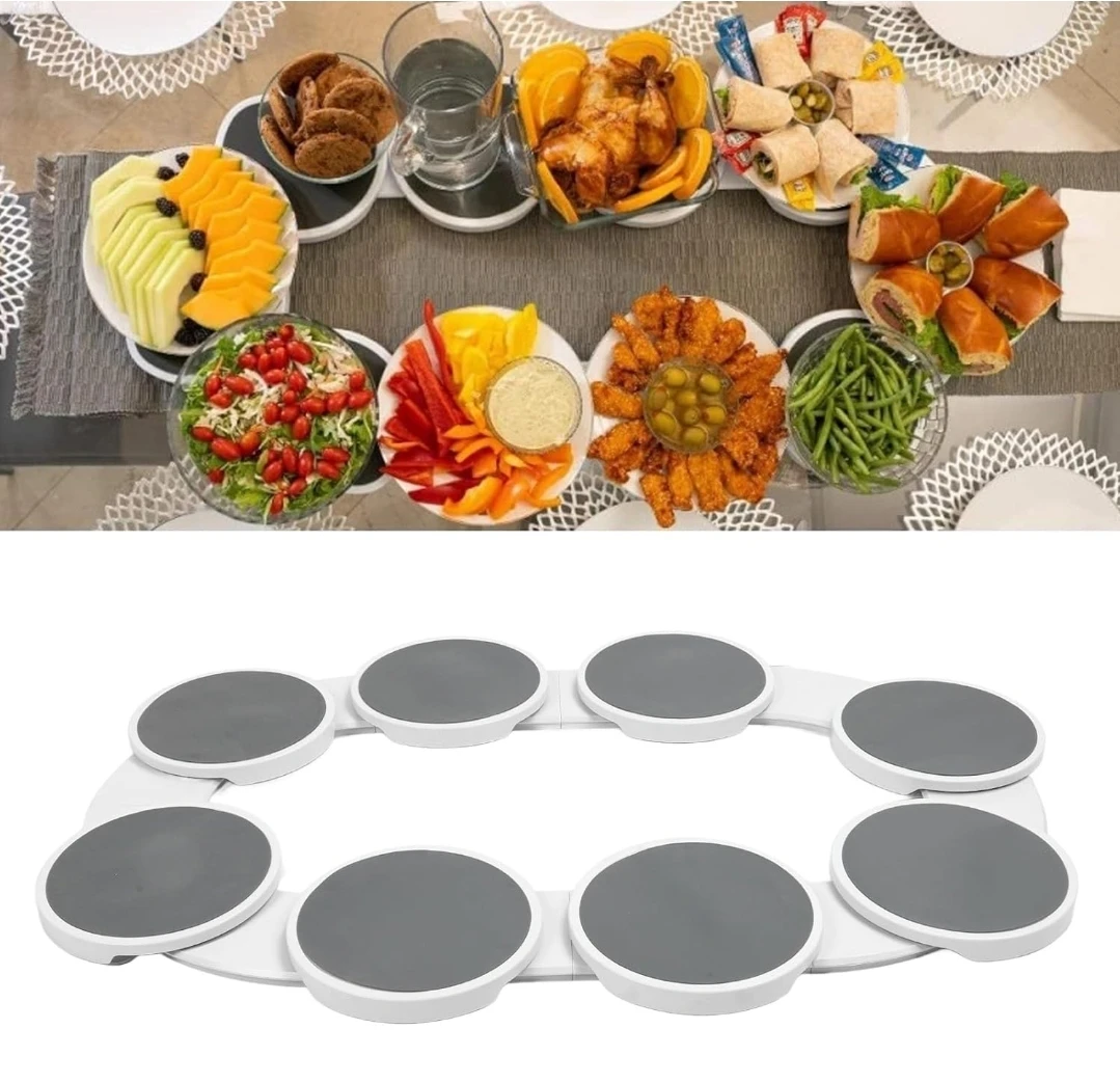 Lazy Susan for Rectangular Tables - 8 Trays - photo 2