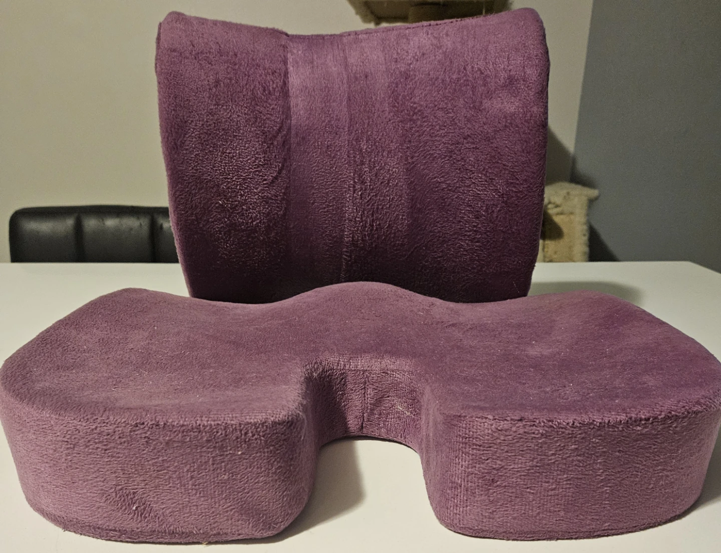 Purple Seat Cushion and Lumbar Pillow Set🏆