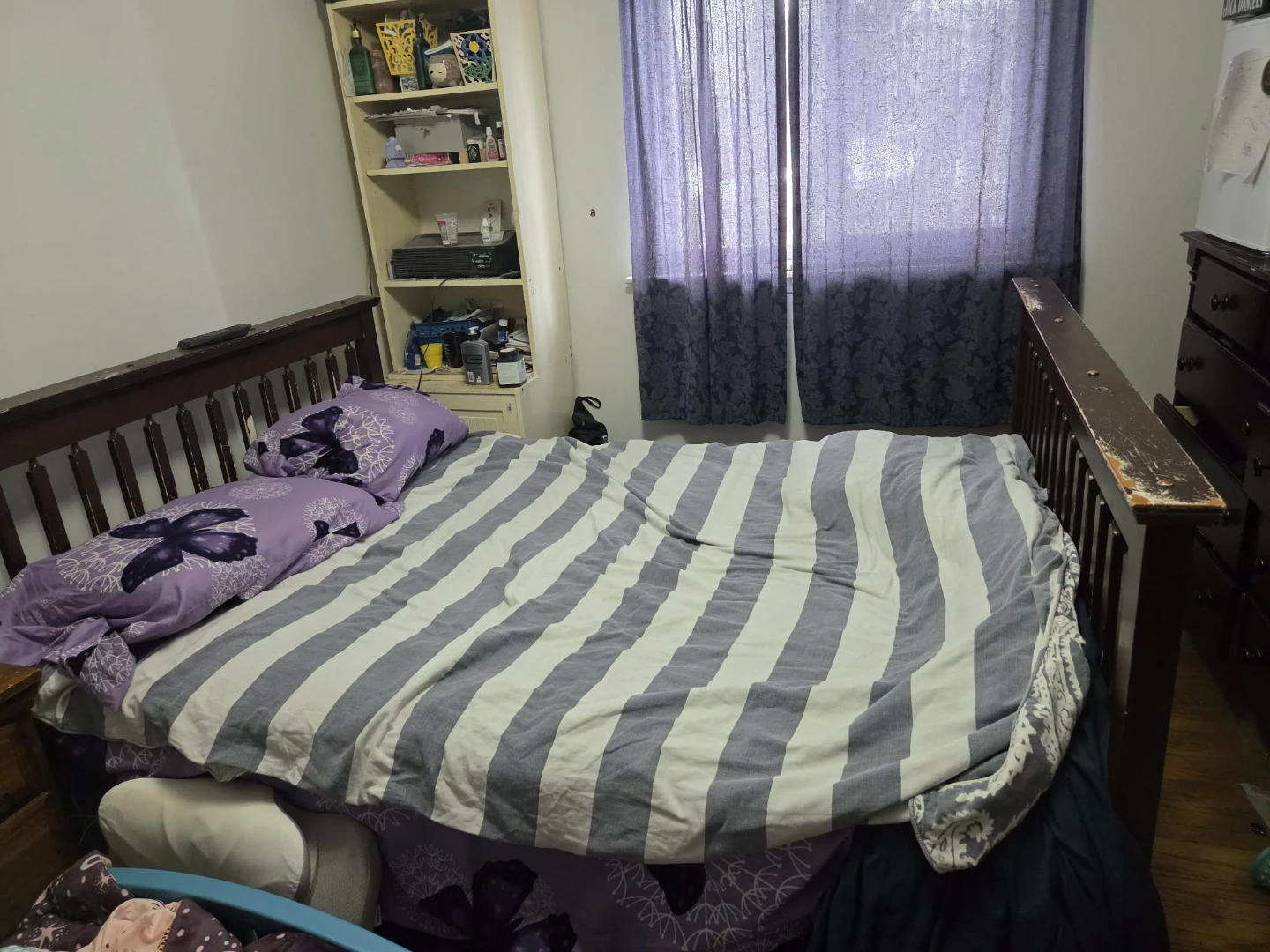 Wooden Headboard Bed Frame