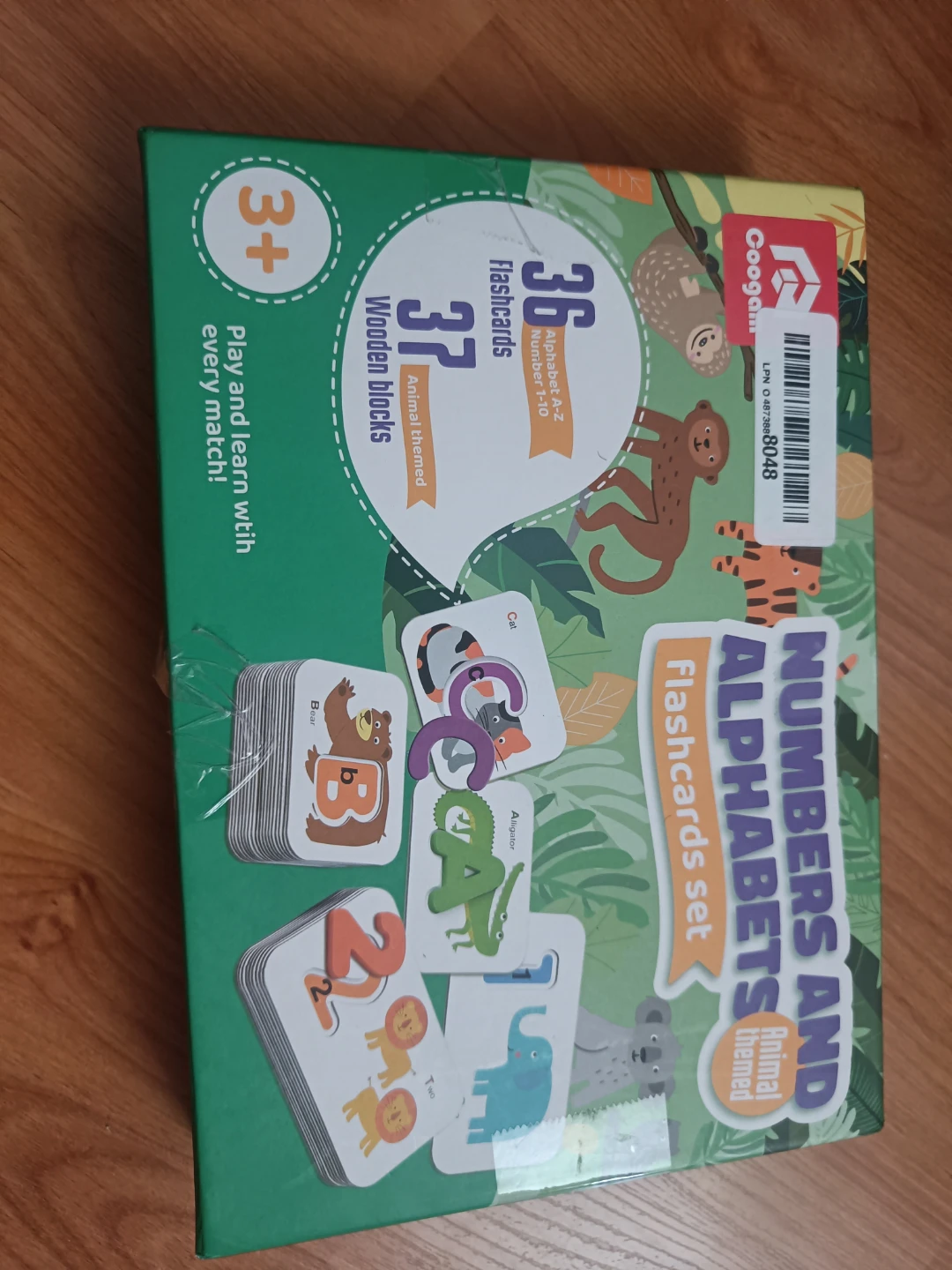 Coogam Numbers and Alphabets Flashcards Set