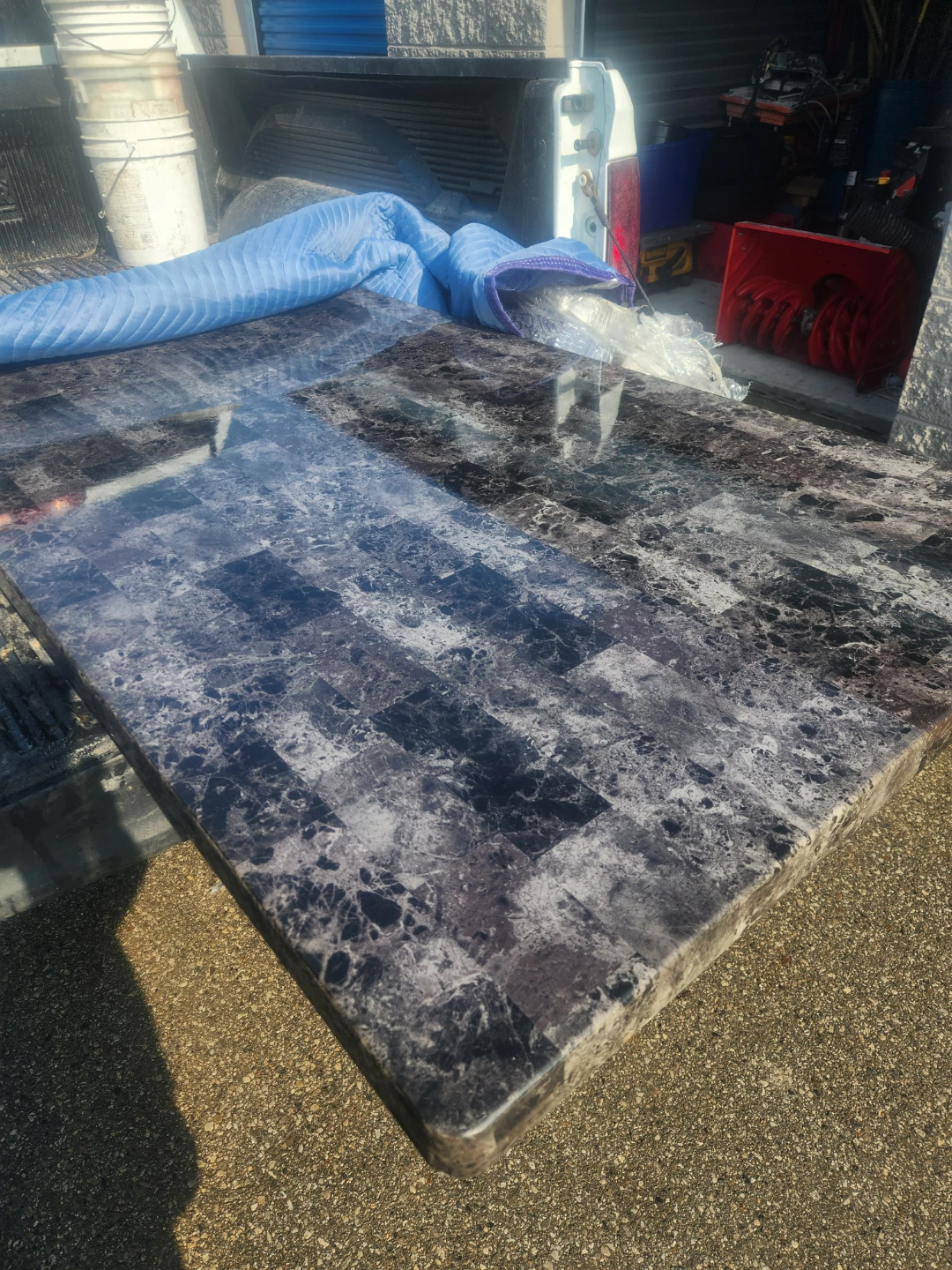 Marble Effect Table Top