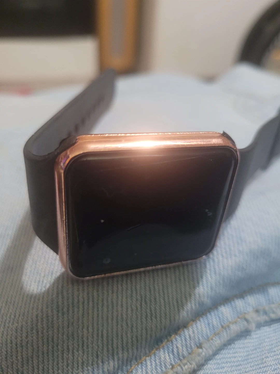Watch with Rose Gold Bezel