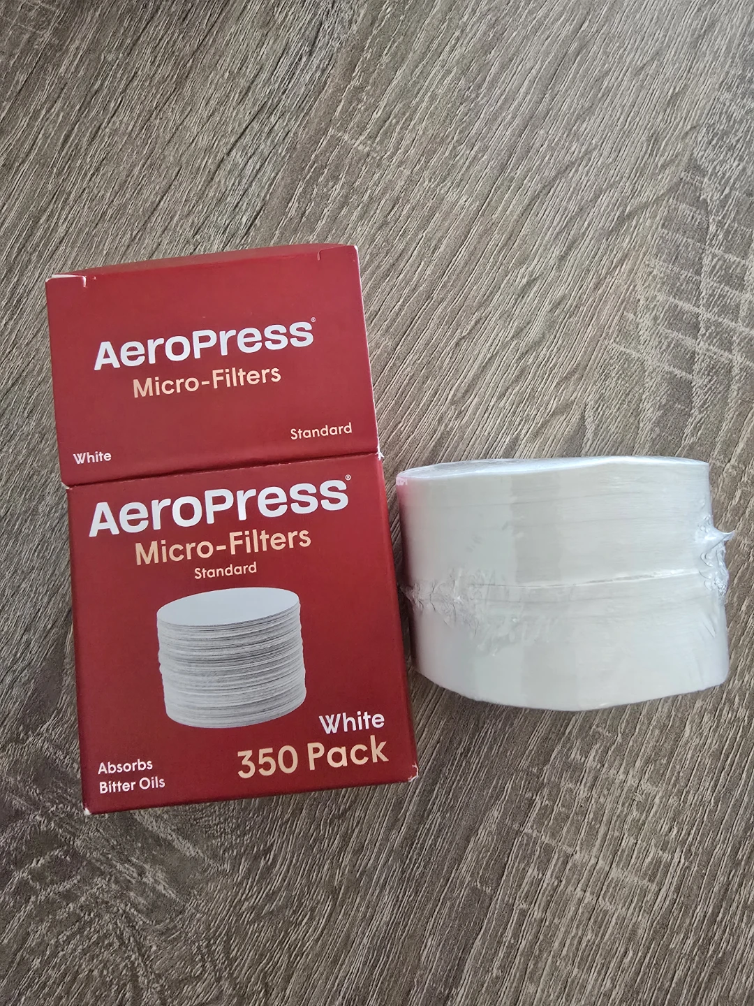 New AeroPress Micro-Filters - Standard, White (350 Pack)