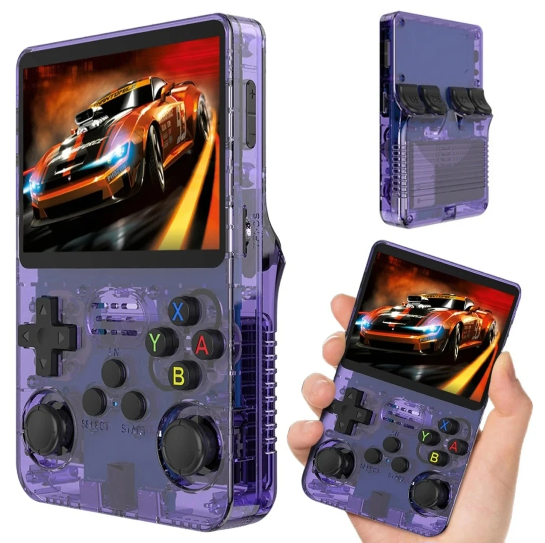 BRAND NEW R36S Atomic Purple 💜 Retro Consol With Display - photo 2
