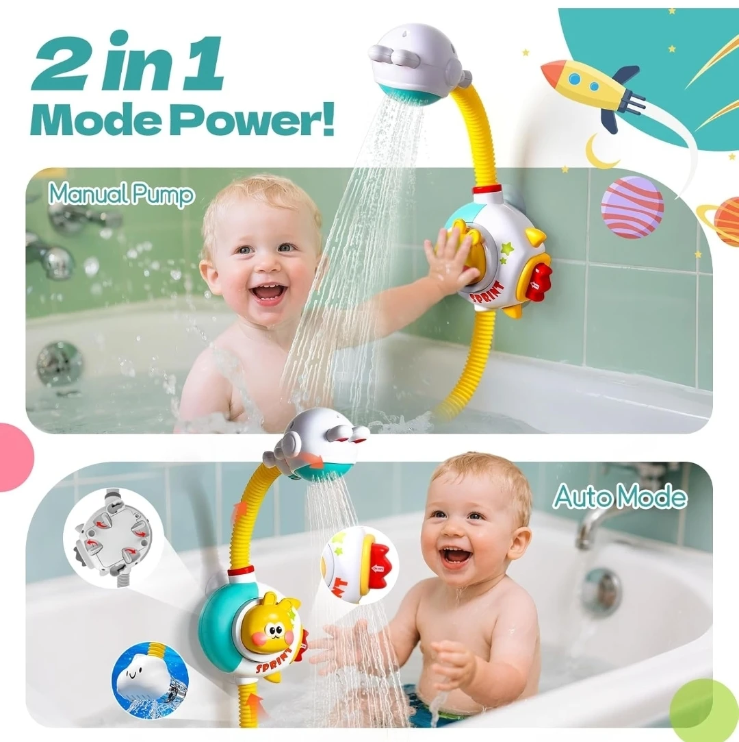 Electric Shower Bath Toys with Stacking Cups - photo 5