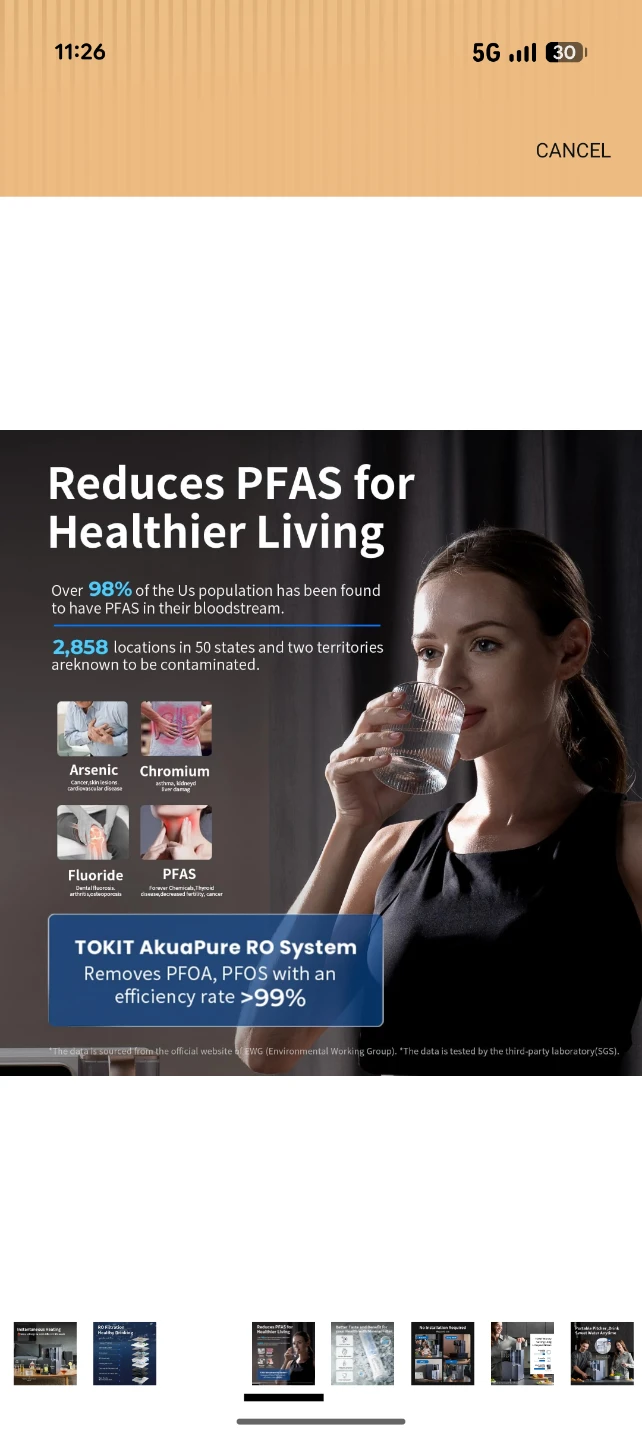 TOKIT AkuaPure RO Water Filter System - photo 3