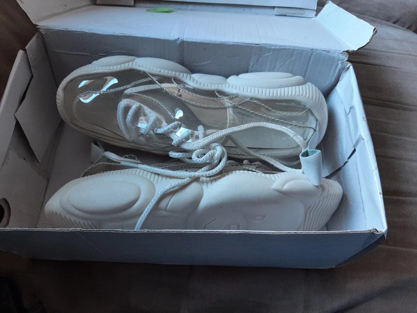 Transparent Chunky Sneakers 🏆 - photo 3