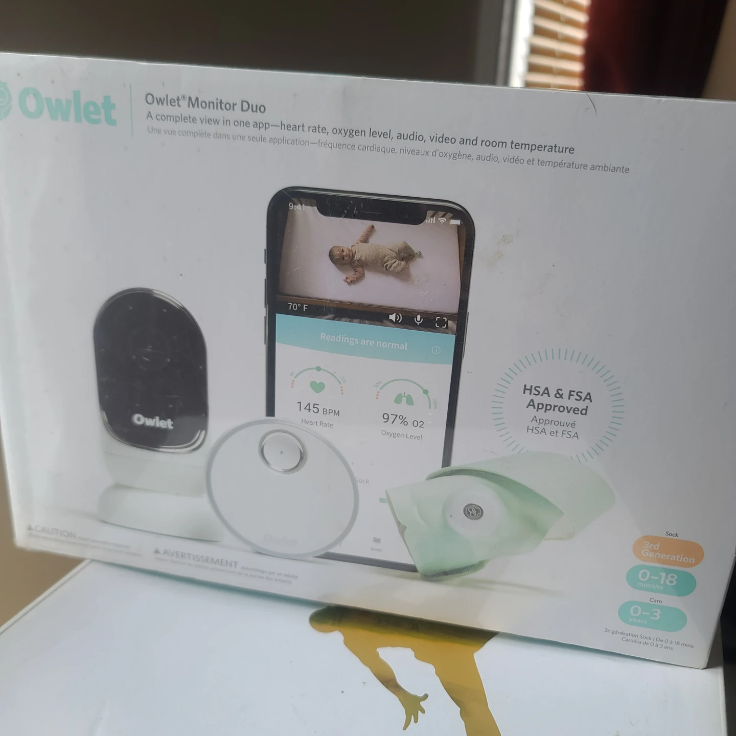 Owlet Monitor Duo Baby Heart Rate & Oxygen Monitor - photo 5