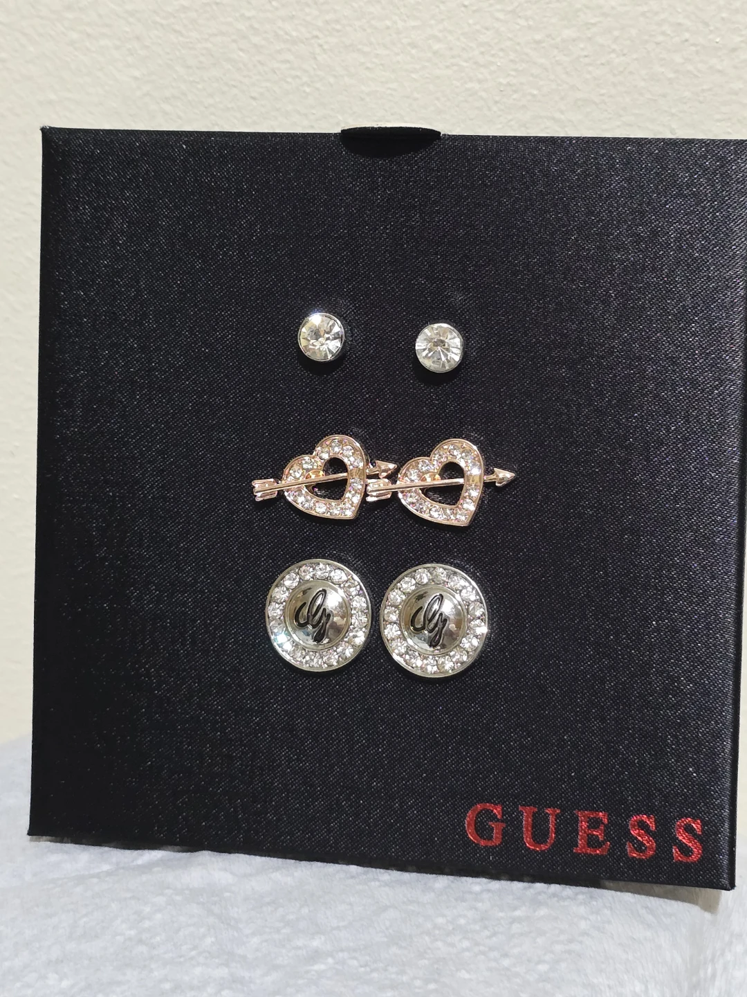 Guess Jewelry Set - Rose Gold Hearts & Stud Earrings - photo 5