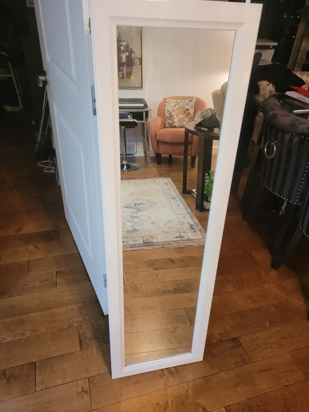 White Framed Full Length Mirror