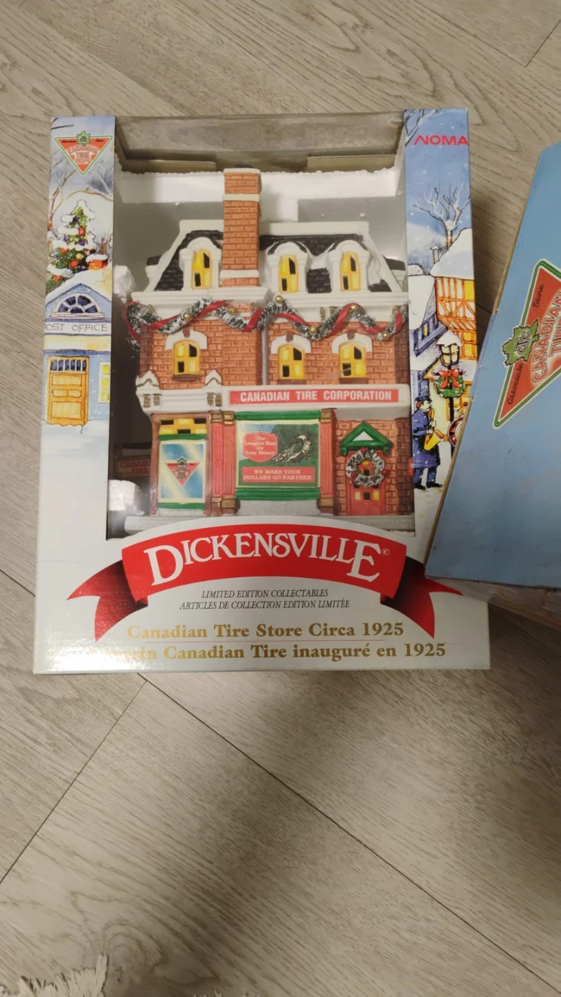 Rare! Dickensville Canadian Tire Store Circa 1925 Lighted House