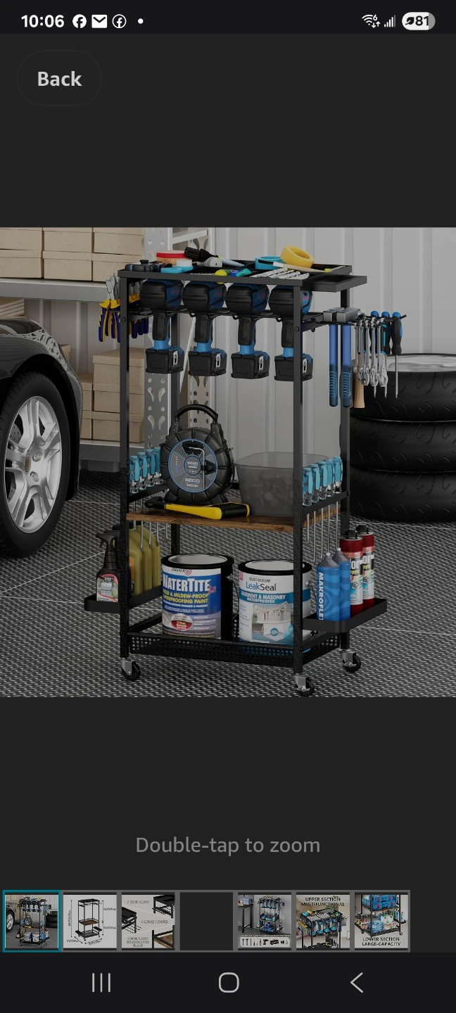 GILLAS Power Tool Organizer with Wheels "🏆"brand new