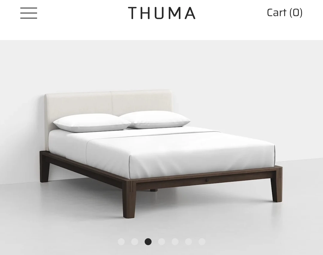 THUMA Classic Espresso Bed Frame (Excellent Condition) - photo 4