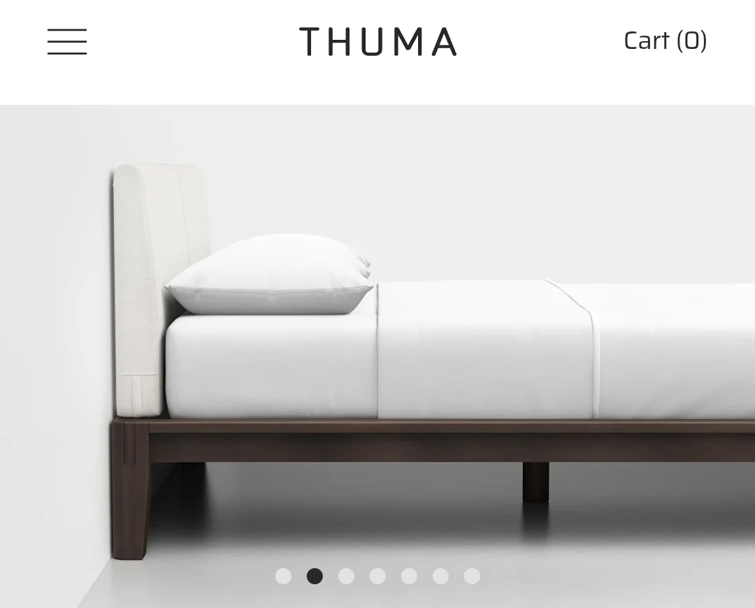 THUMA Classic Espresso Bed Frame (Excellent Condition) - photo 5