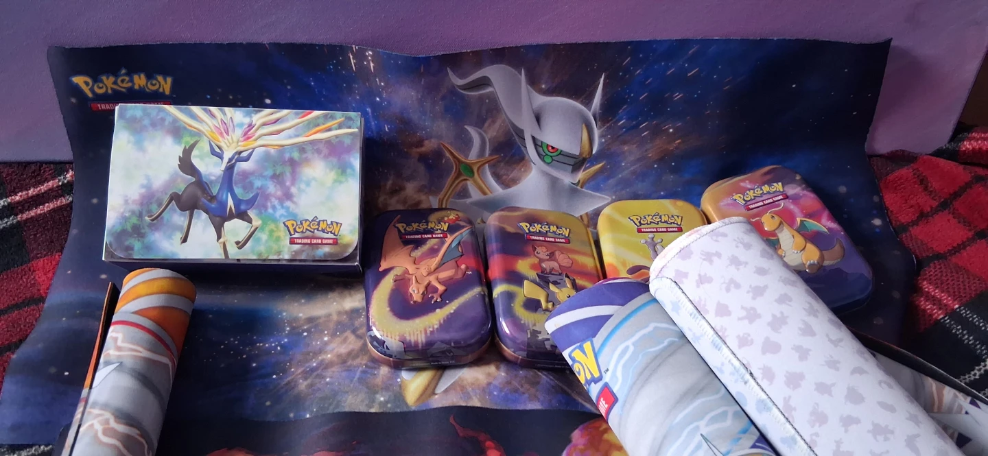 Pokémon Trading Card Game Tins and Playmats Bundle - photo 2