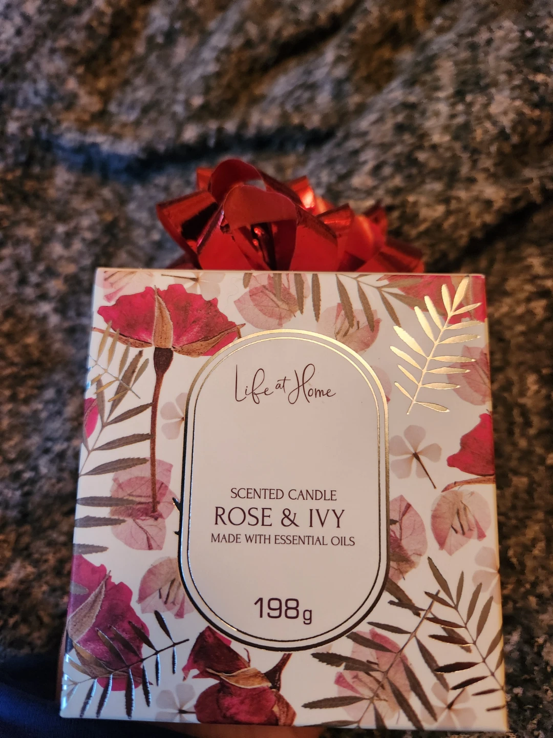 Life at Home Scented Candle Rose & Ivy 198g