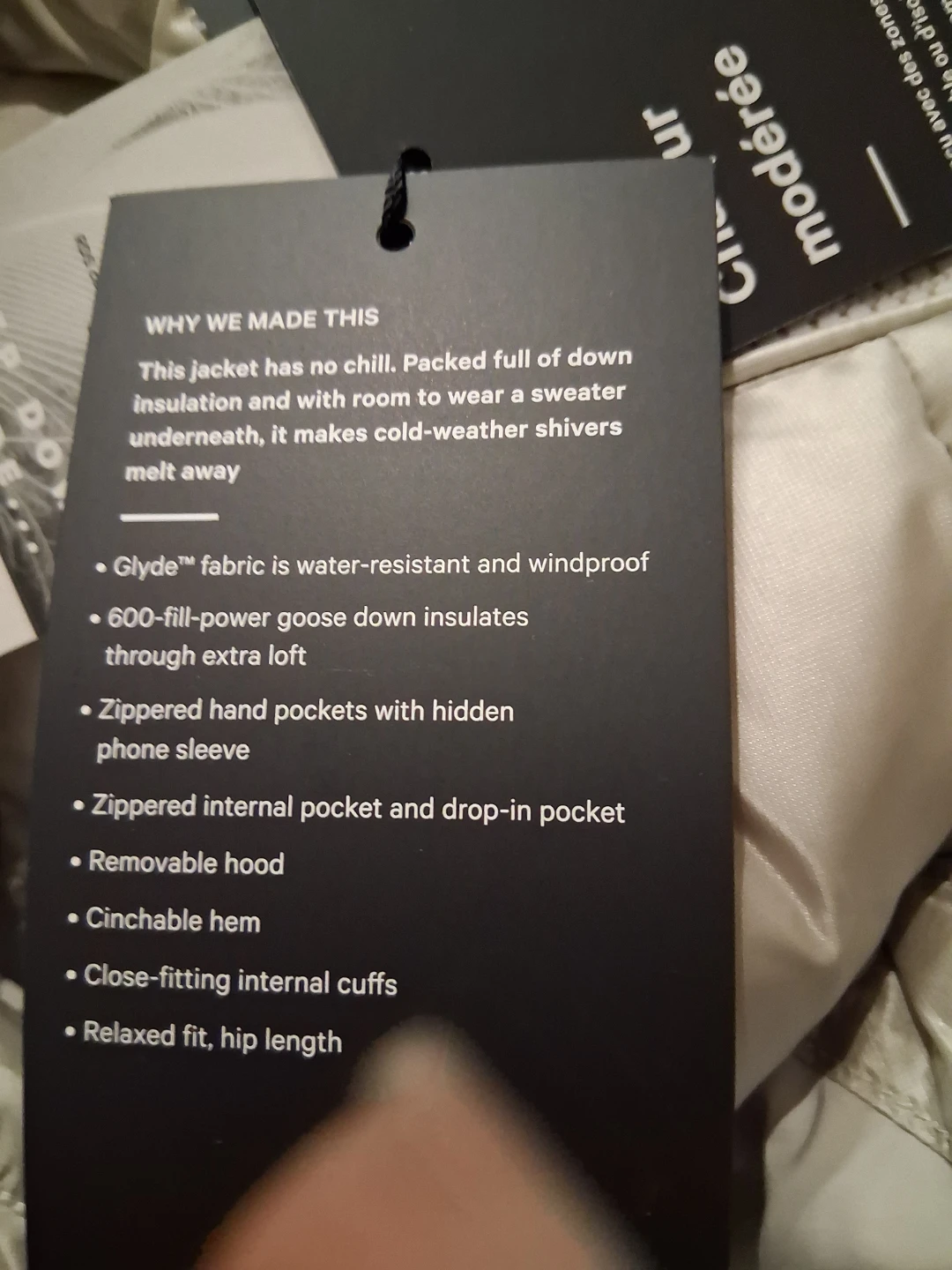 Lululemon Down Puffer Jacket - Champagne - photo 2