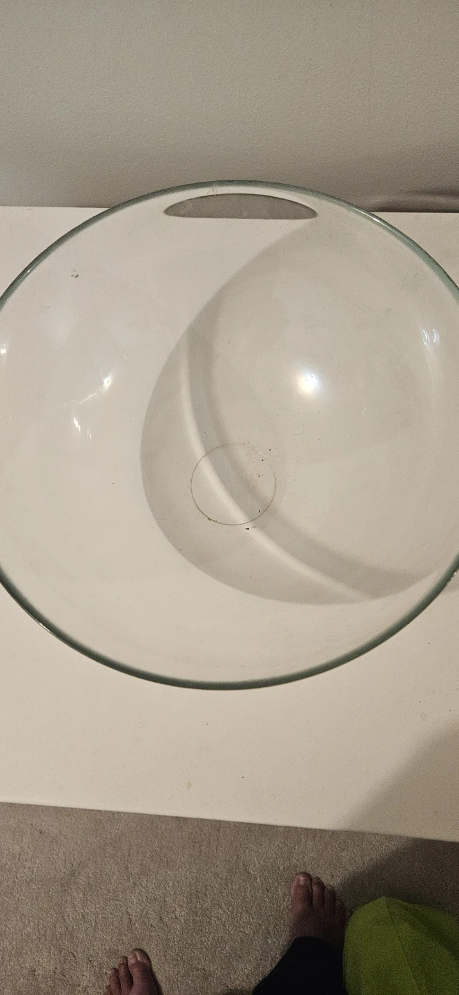 Clear Glass Bowl for salad or floral decoration