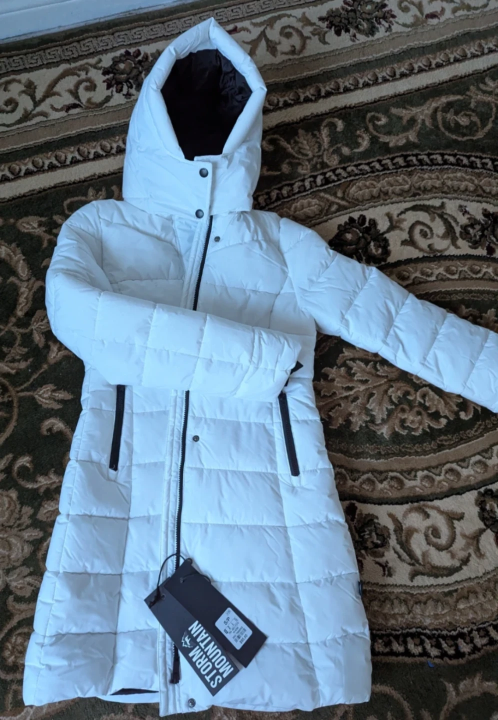 Storm Mountain White Puffer Coat - Size S/P - photo 4