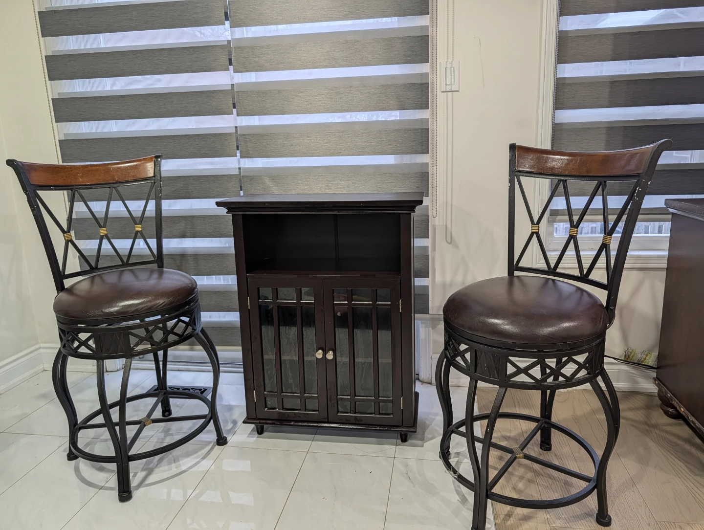 $50 Each - Set of 2 Swivel Bar Stools - photo 3