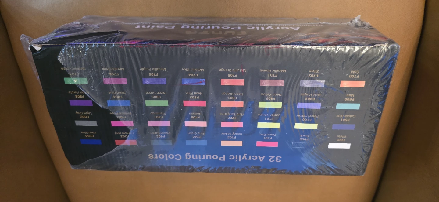 BNIB FUNTO 36 Acrylic Pouring Colors - 36 Bottles - photo 3
