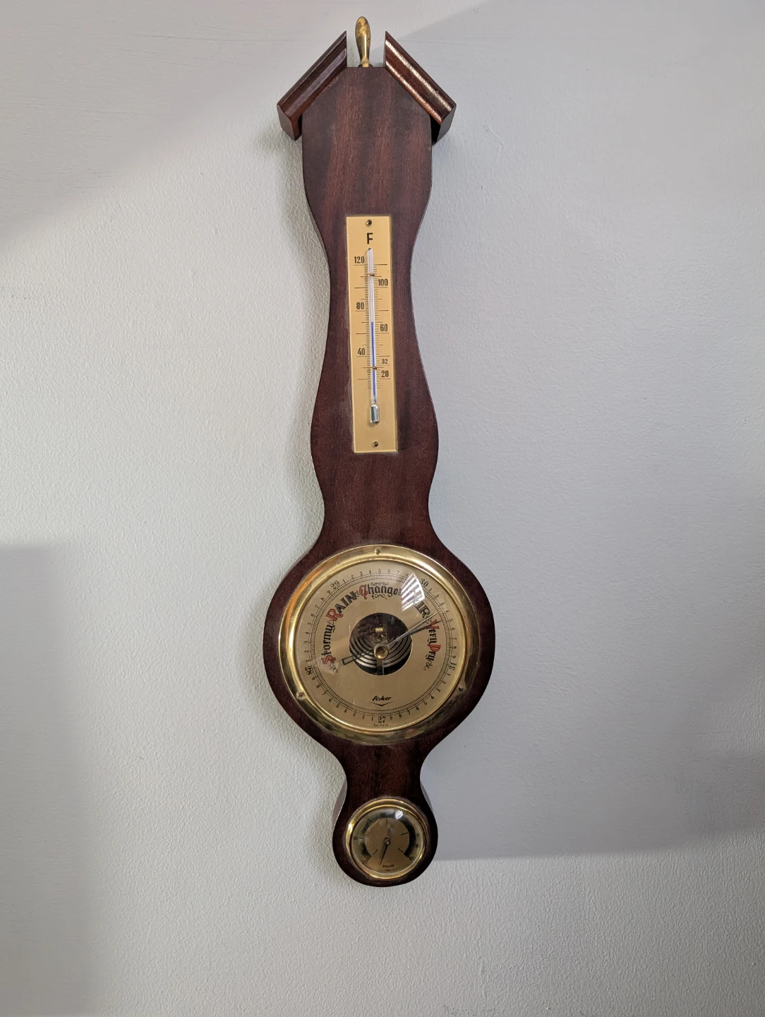 Fisher Weather Station Barometer Thermometer Hygrometer