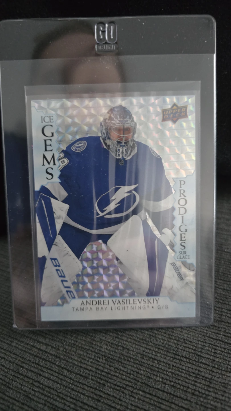 Tim Hortons Upper Deck Ice Gems Andrei Vasilevskiy Hockey Card