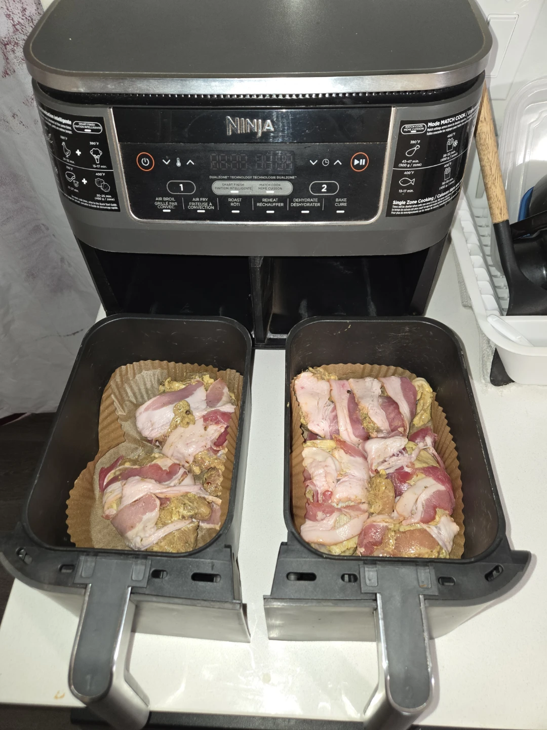 Ninja Air Fryer - DualZone 6-in-18-qt. 2-Basket (Firm price) 🥕 - photo 3