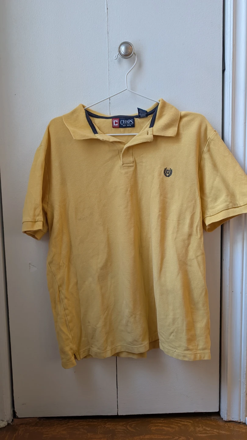 Chaps Yellow Polo Shirt