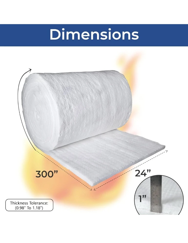 Ceramic Fiber Insulation Blanket - 2400°F Rated - photo 4