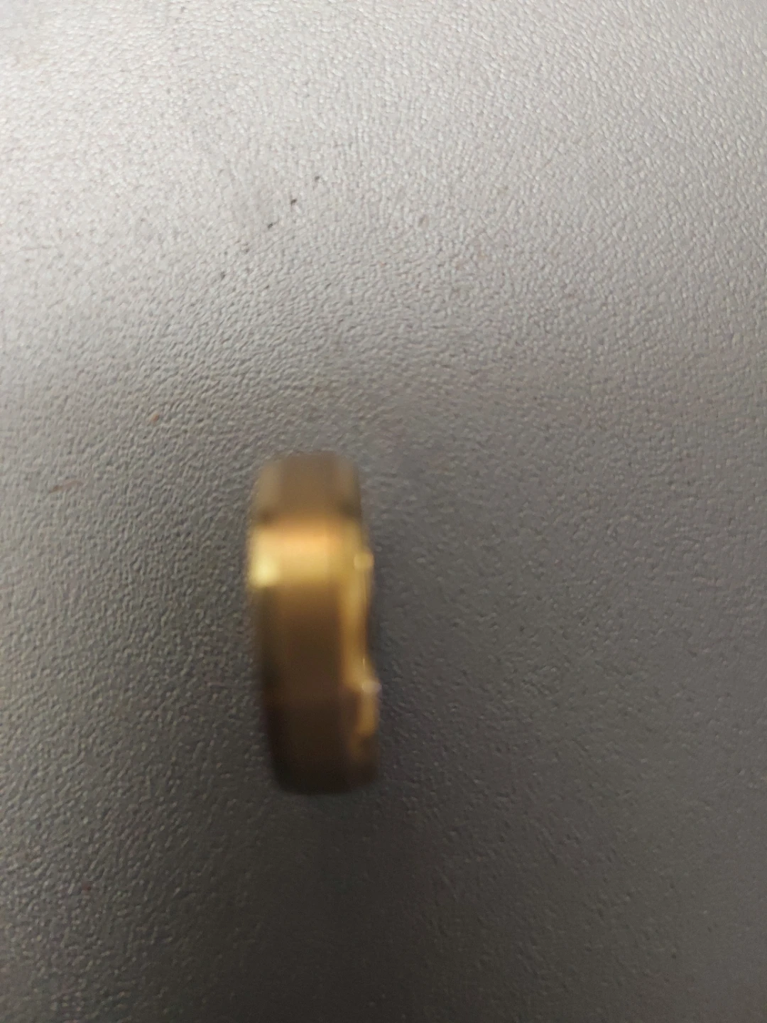 Gold coloured ring - photo 4