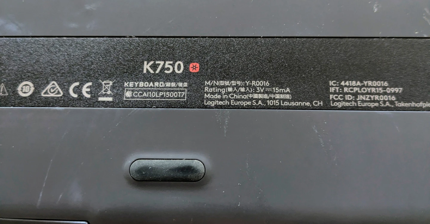 Logitech K750 Wireless Solar Keyboard - photo 2