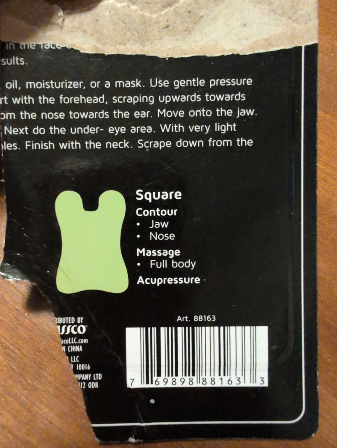 🥕 Jade Facial Gua Sha Massage Tool - photo 3