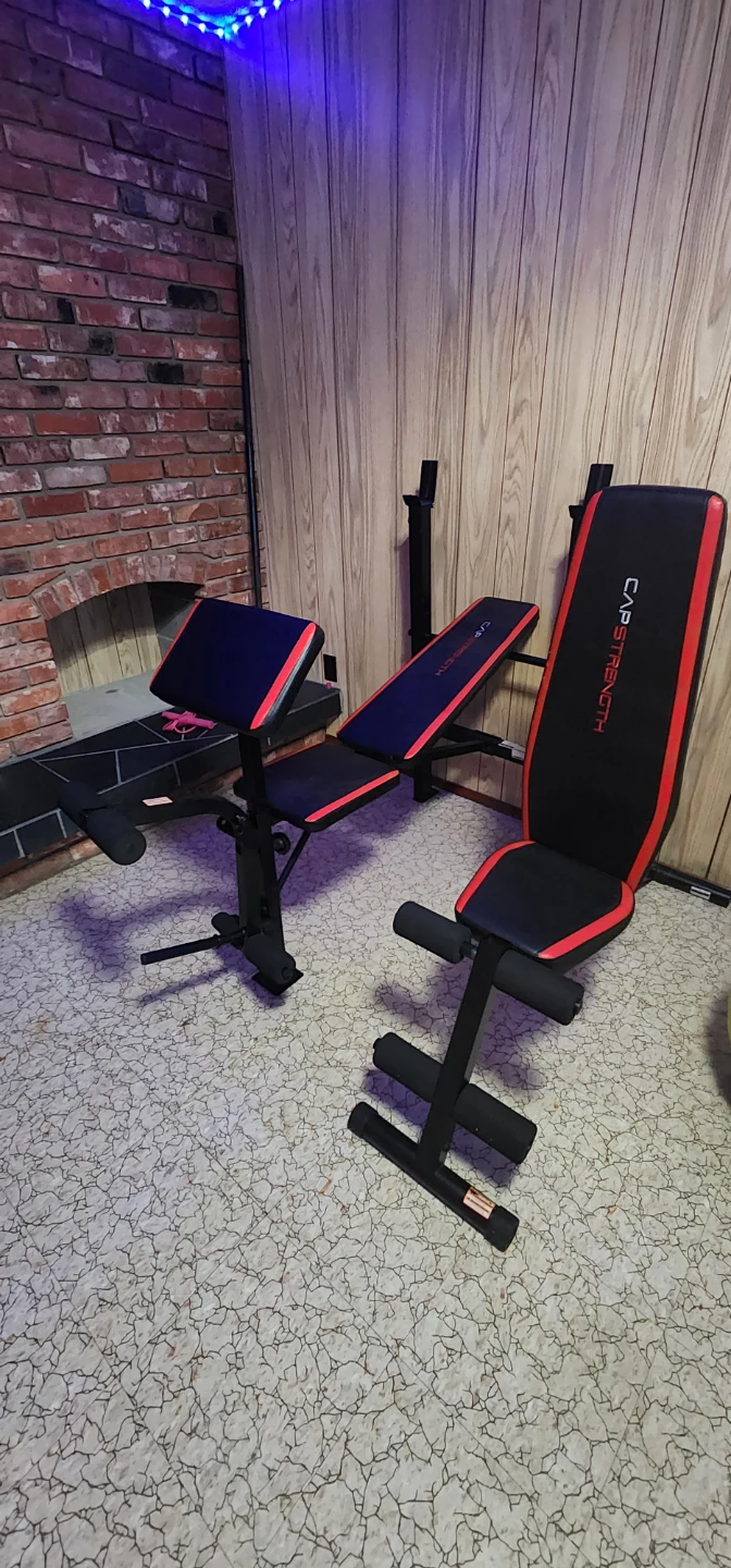 CAP Strength Weight Bench with Leg Developer