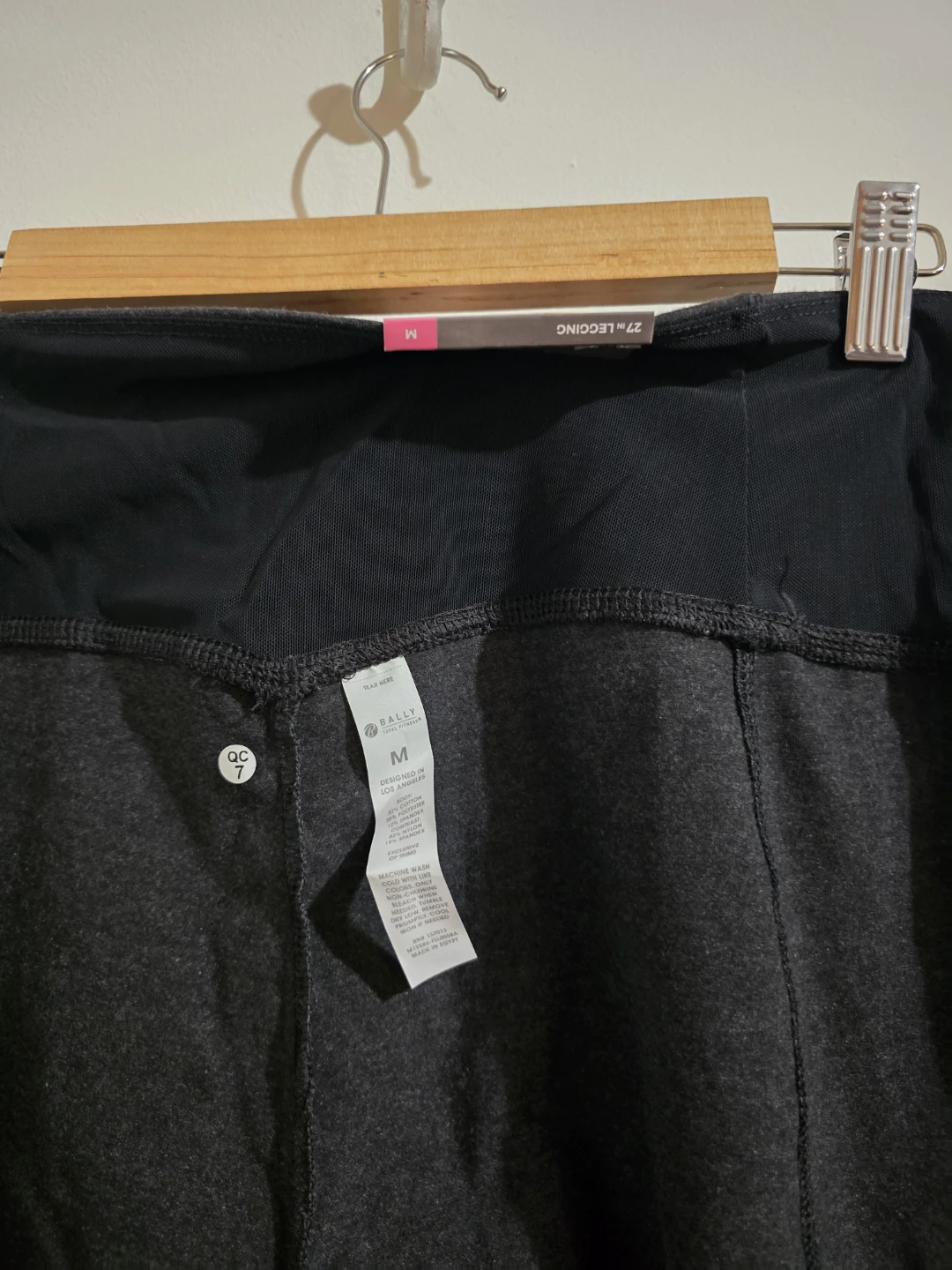 Bally Women's High Rise Leggings - Charcoal - Size M - photo 2