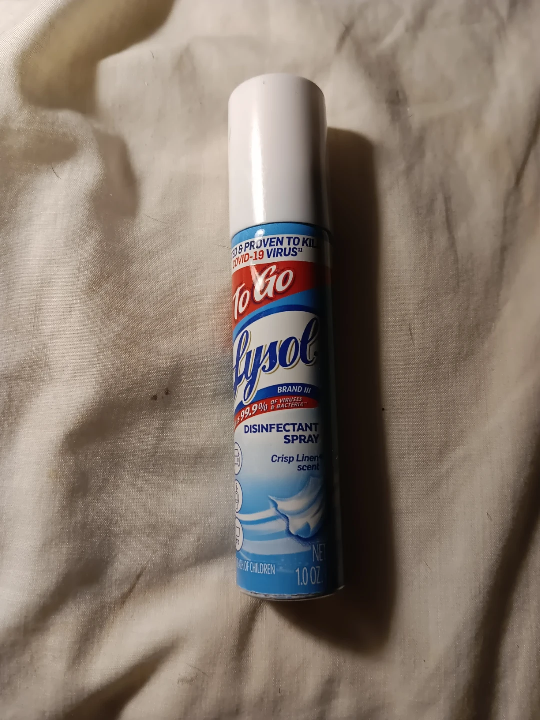 Lysol To Go Disinfectant Spray - Crisp Linen Scent - 1.0 oz🏆