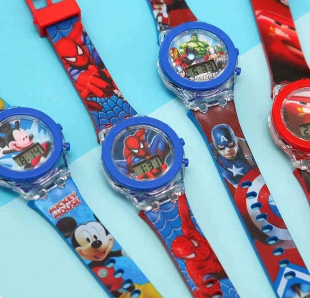 Kids Digital LED Watches with Character Designs