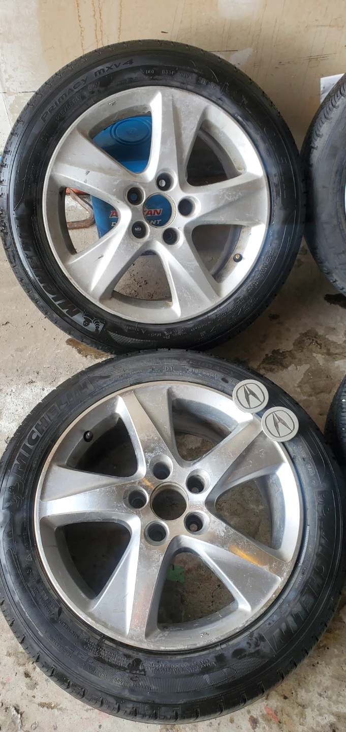 Acura TSX Wheels Michelin Primacy MXV4 Tires - photo 3