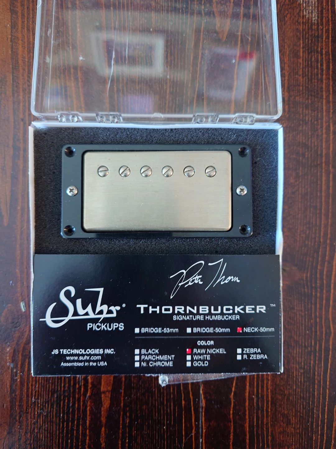 Suhr Thornbucker Signature Humbucker Pickup
