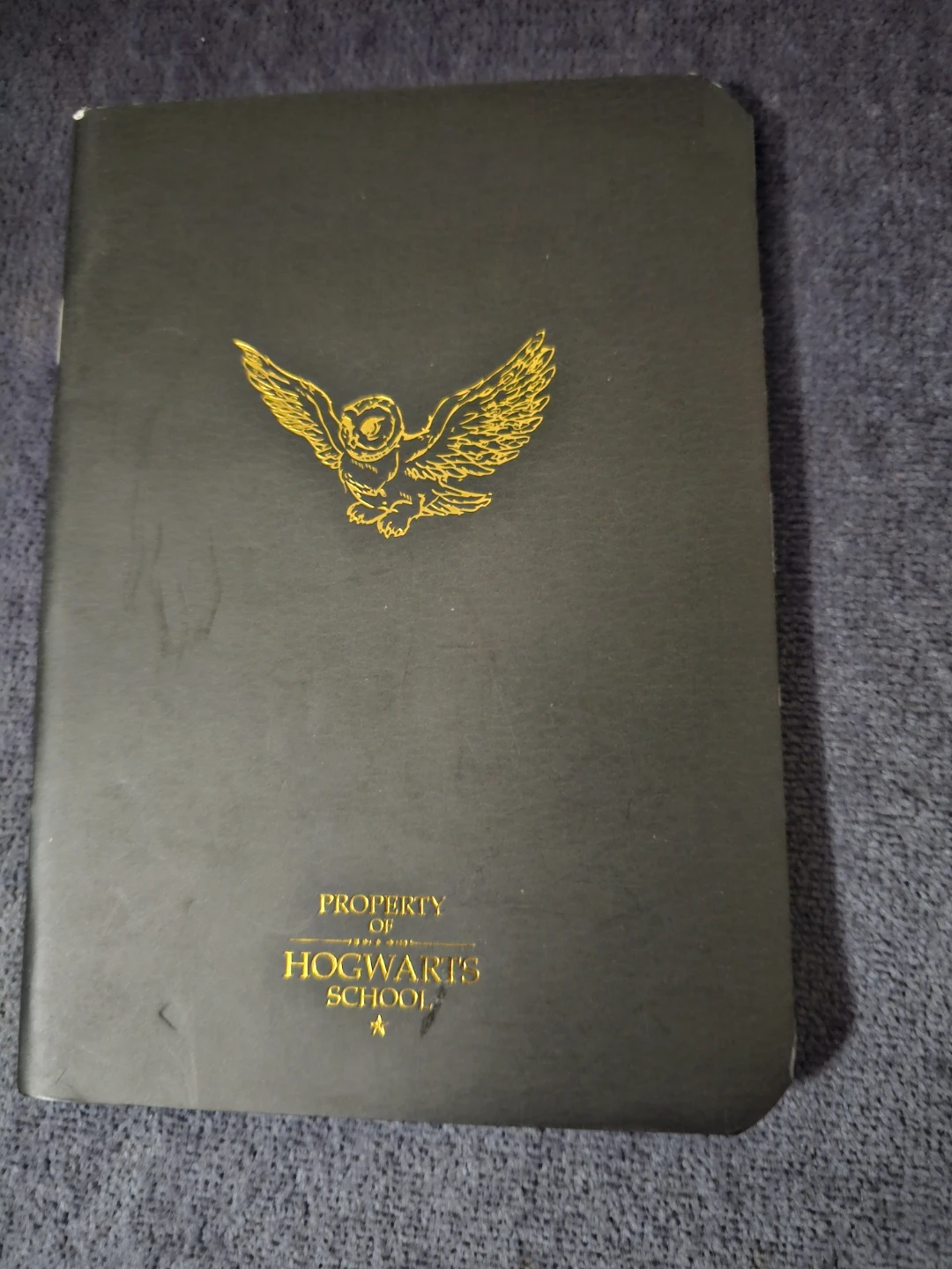 Harry Potter Property of Hogwarts School Notebook