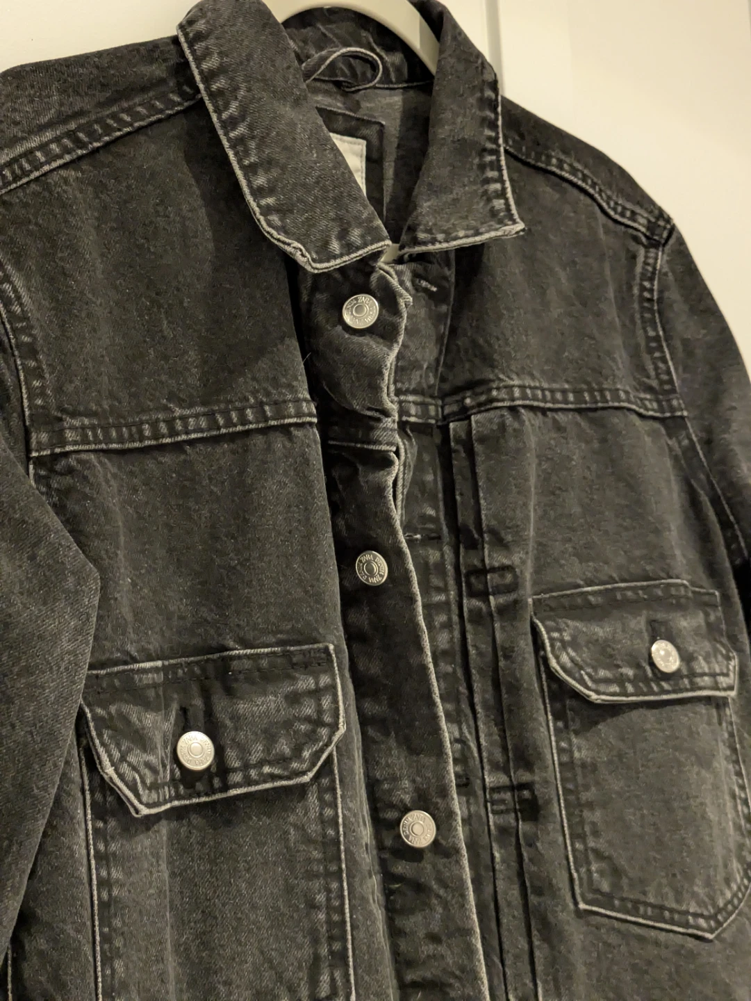 Zara Black Denim women Jacket size M - photo 2