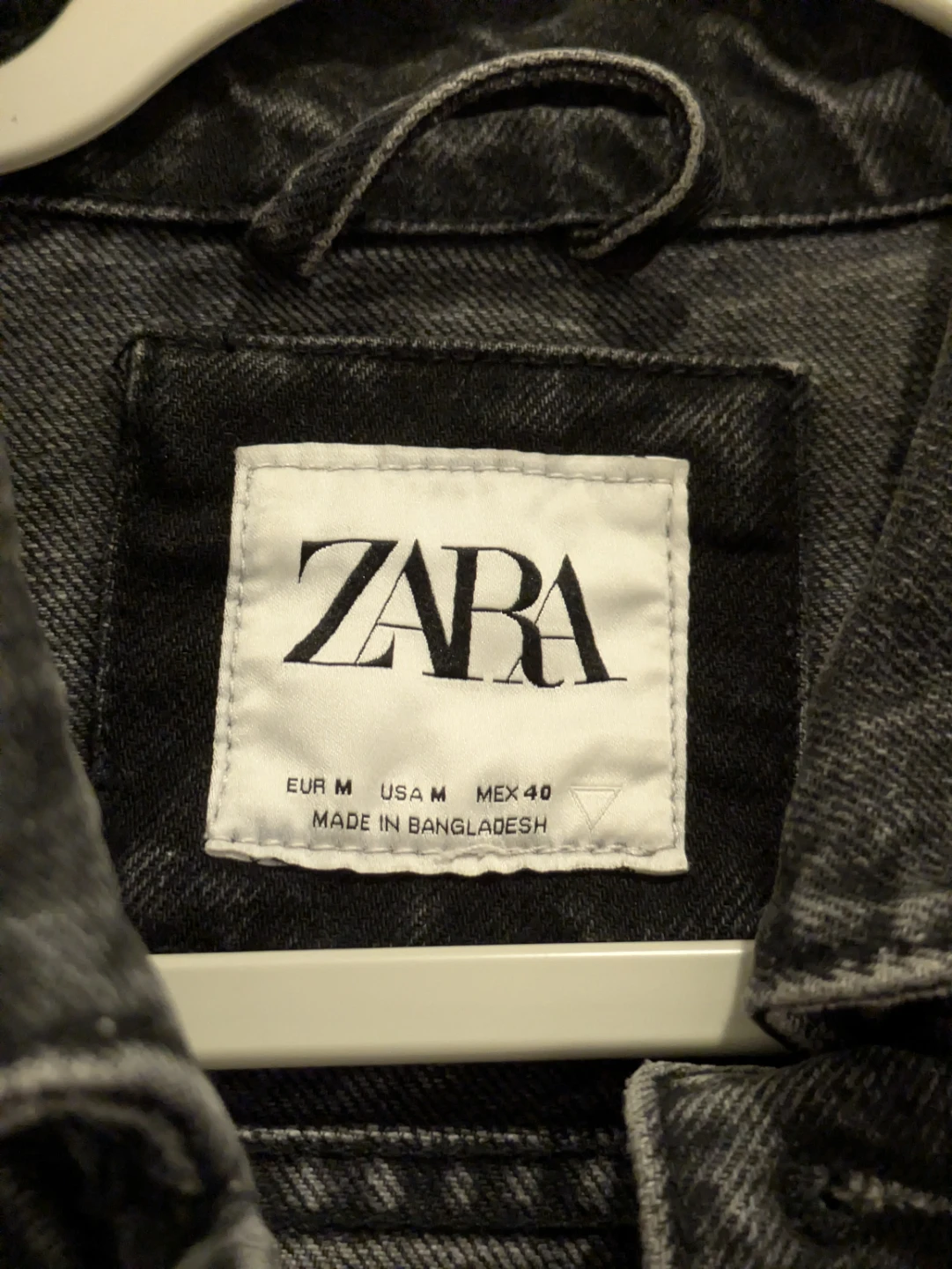 Zara Black Denim women Jacket size M - photo 3