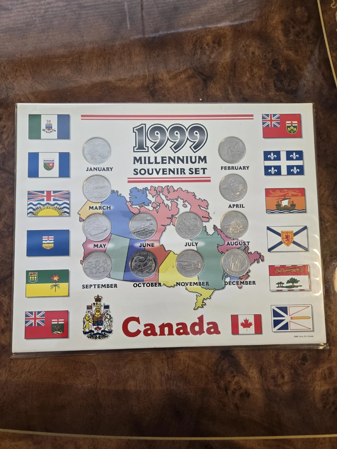 1999 Millennium Souvenir Set - Canadian Coins