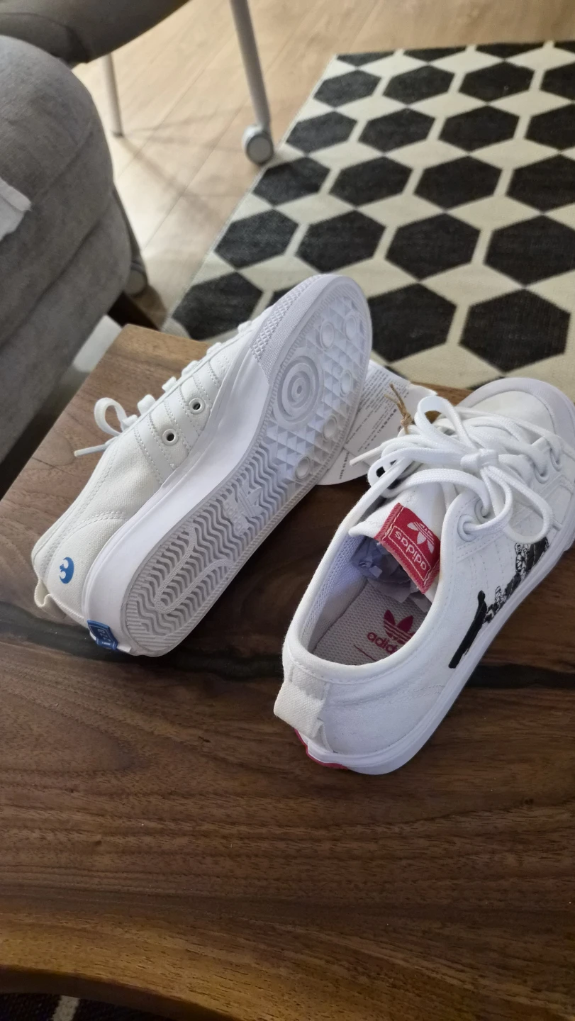 Adidas Nizza x Star Wars White Canvas Sneakers - photo 3